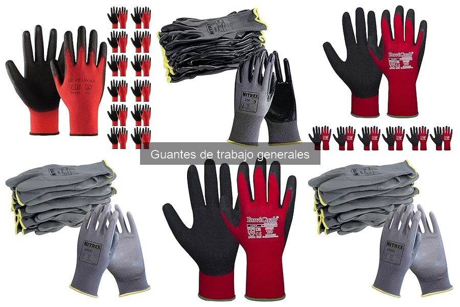 Ofertas y precios de guantes de trabajo generales en 2023
