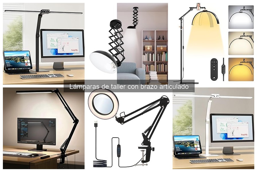Ofertas y precios de lámparas de taller con brazo articulado