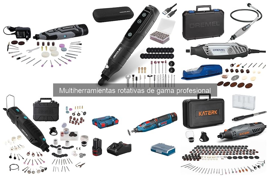 Opiniones de usuarios sobre multiherramientas rotativas profesionales