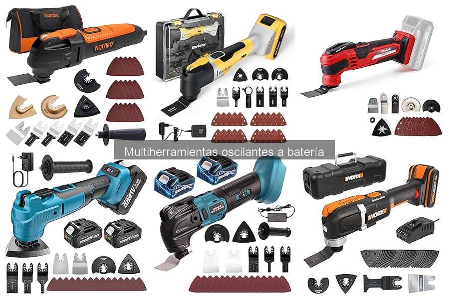 Opiniones sobre multiherramientas oscilantes a batería