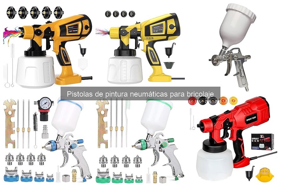 Opiniones sobre pistolas de pintura neumáticas para bricolaje