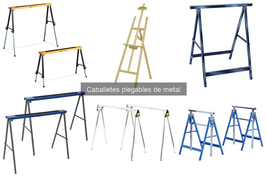 ¿Por qué elegir un caballete plegable de metal para bricolaje?