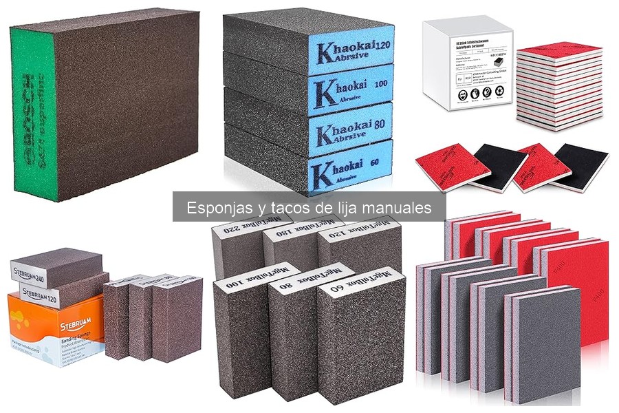 Precio de esponjas de lija manual: guías de compra y costos