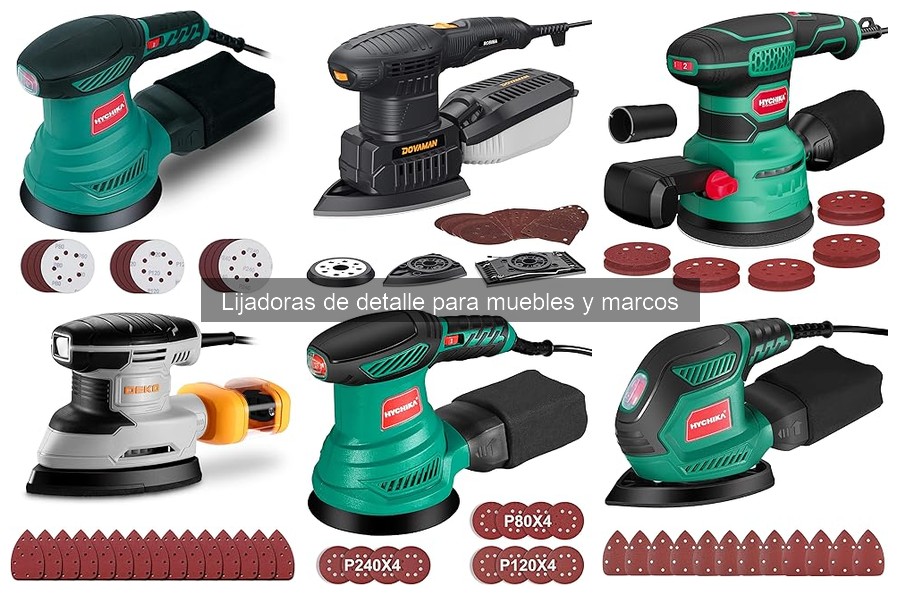 Precio promedio de lijadoras de detalle para muebles