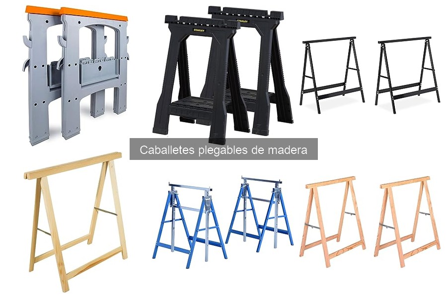 Precios de caballetes plegables de madera: guía completa