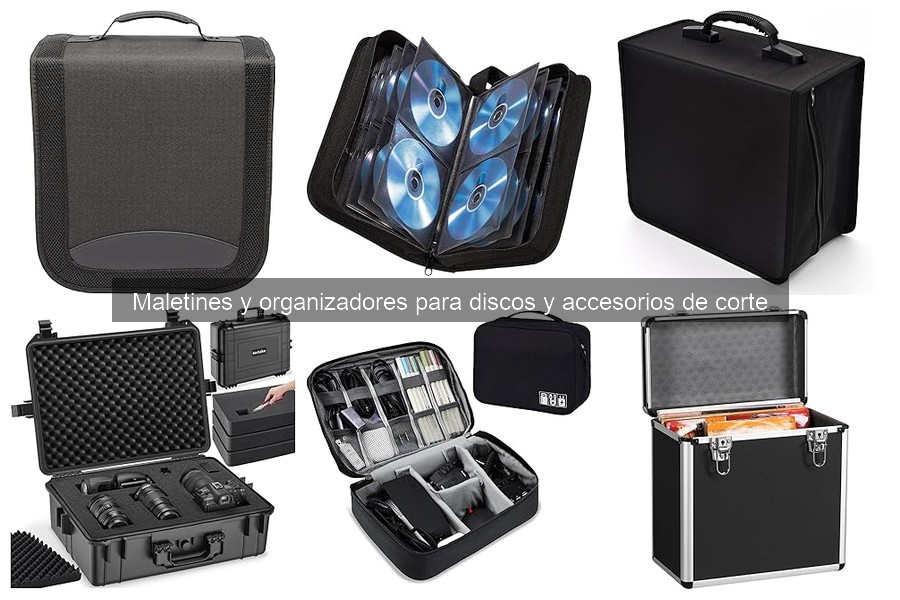 Precios medios de maletines y organizadores de discos de corte