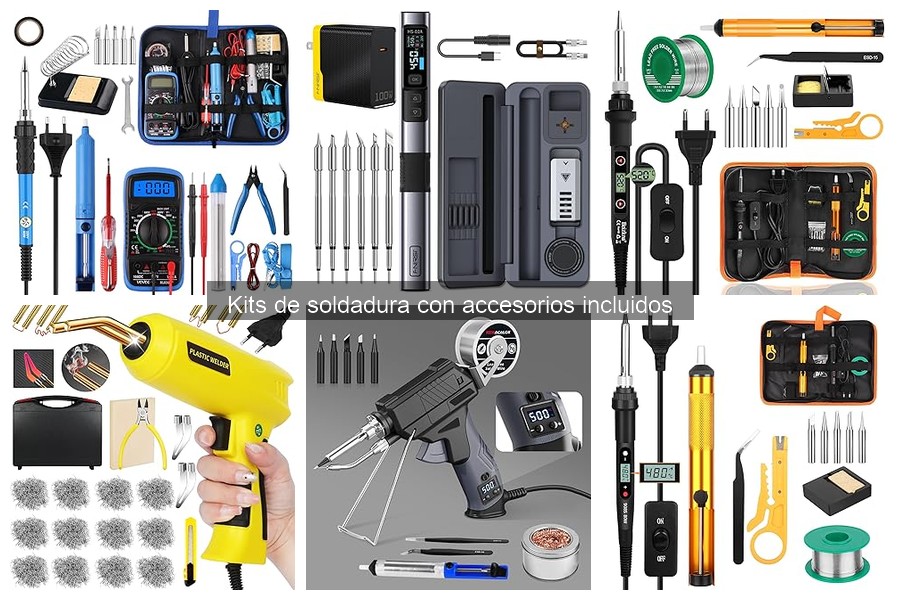 Precios promedio de kits de soldadura con accesorios