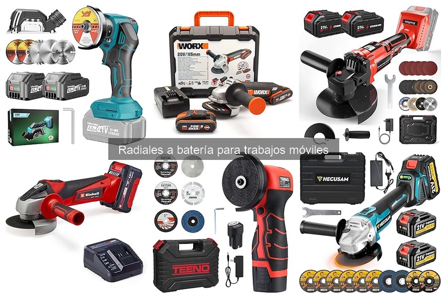 Precios y Dónde Comprar Radiales a Batería de Calidad