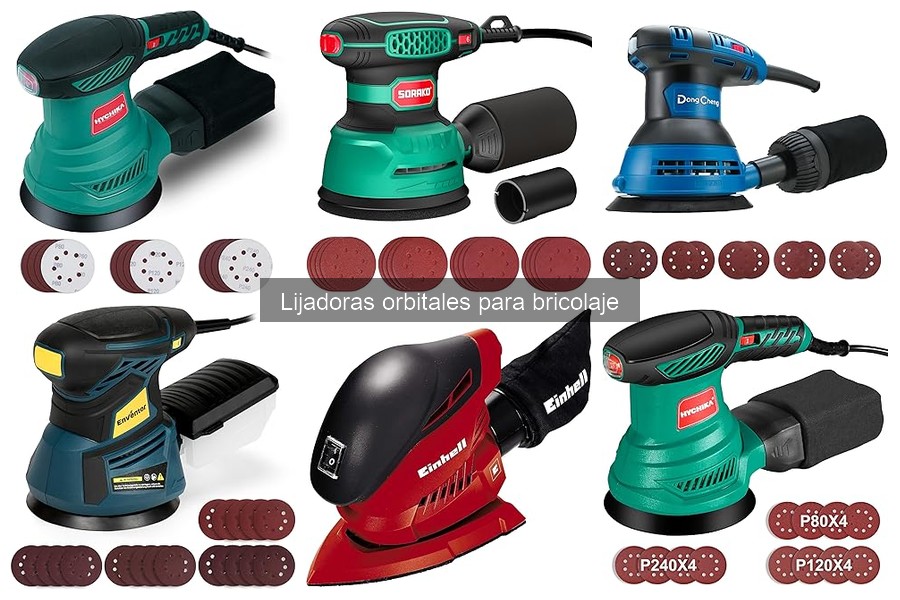 Preguntas frecuentes sobre lijadoras orbitales para bricolaje