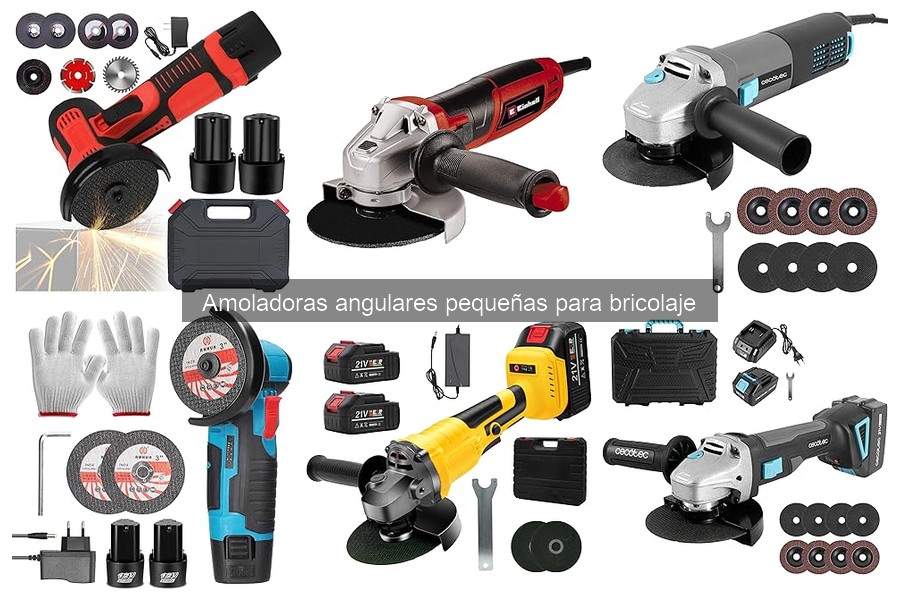 Problemas comunes al usar amoladoras angulares pequeñas y soluciones