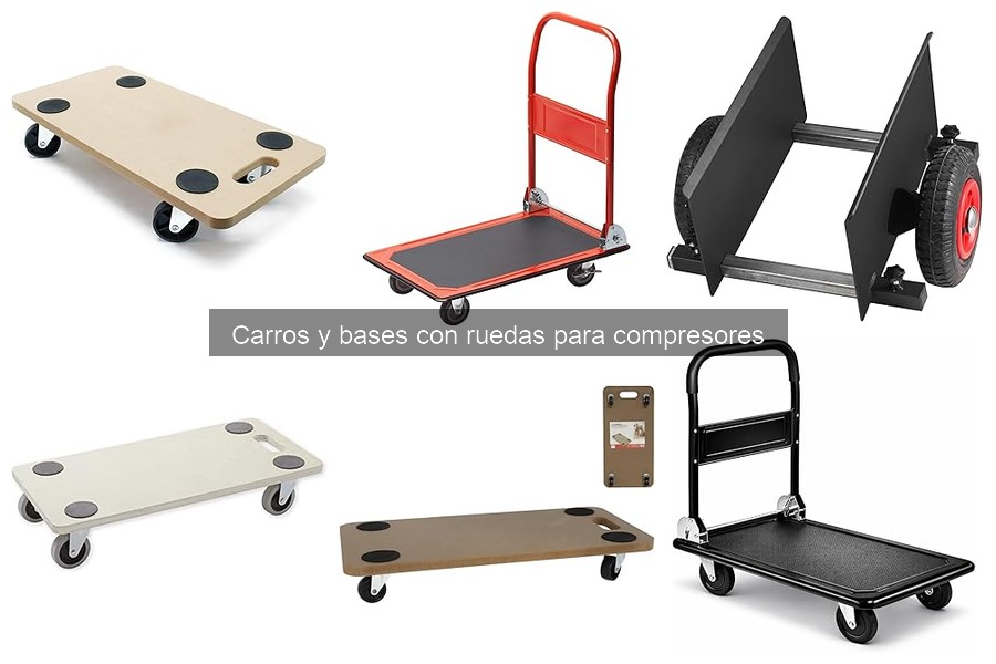 Problemas Comunes al Usar Carros con Ruedas para Compresores