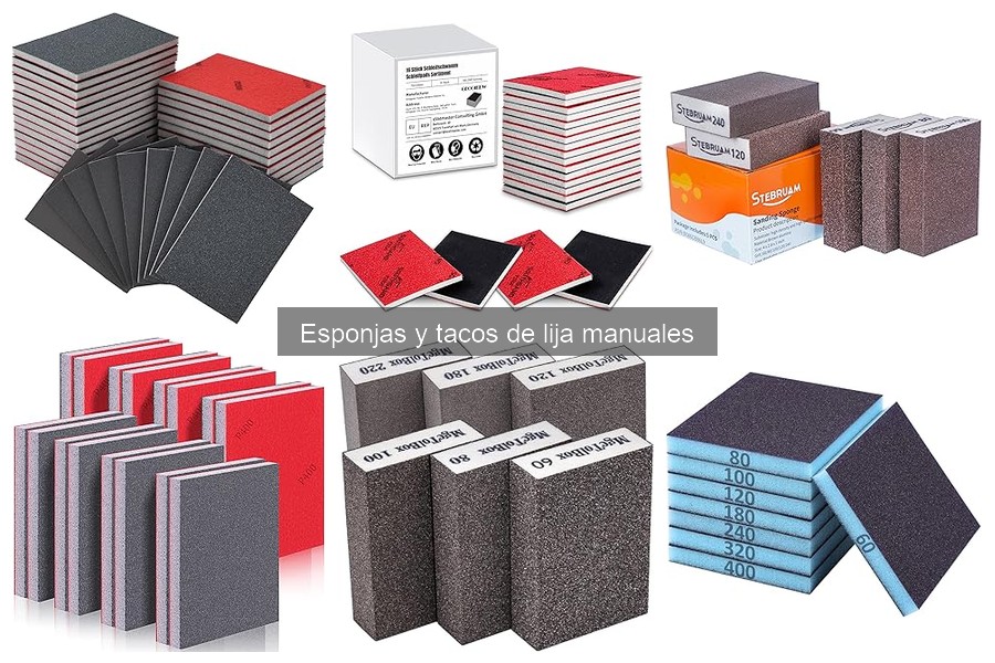 Problemas comunes al usar esponjas de lija manual