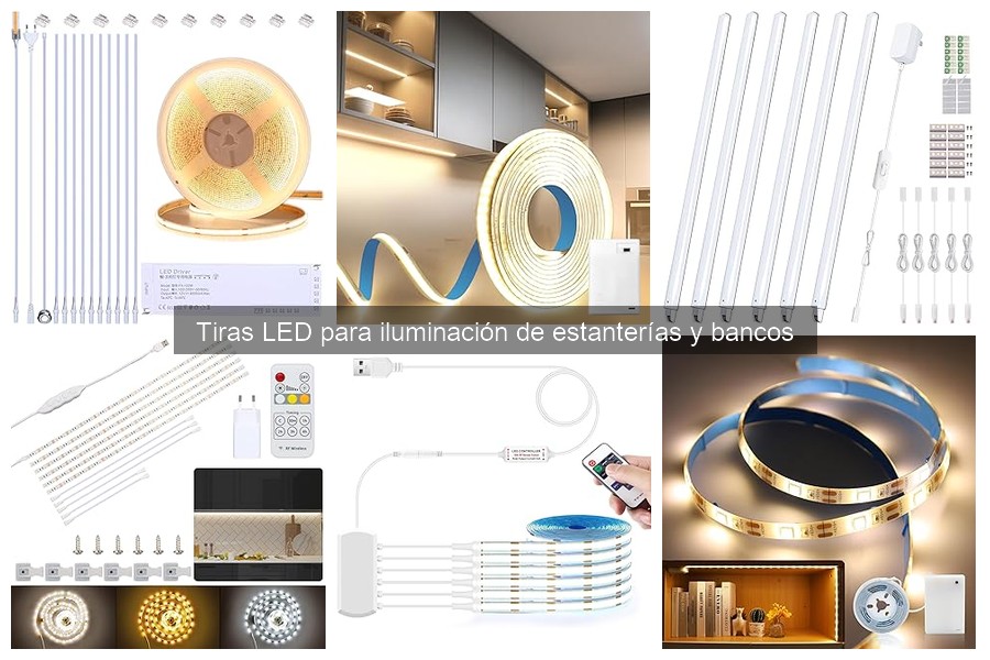 Problemas comunes al usar tiras LED en estanterías