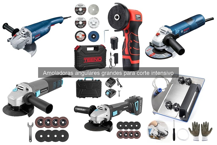 Problemas comunes con amoladoras angulares grandes y soluciones