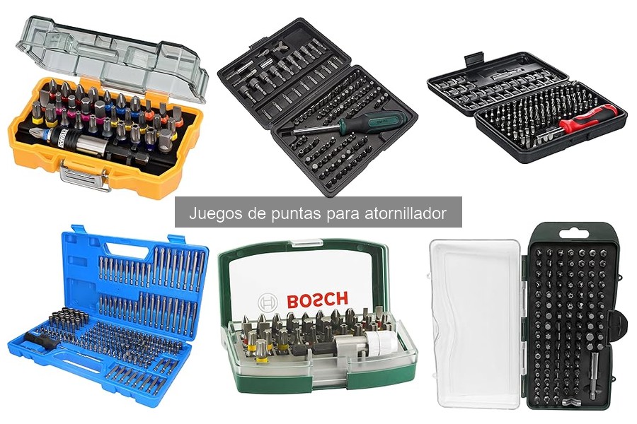 Problemas comunes con juegos de puntas para atornillador