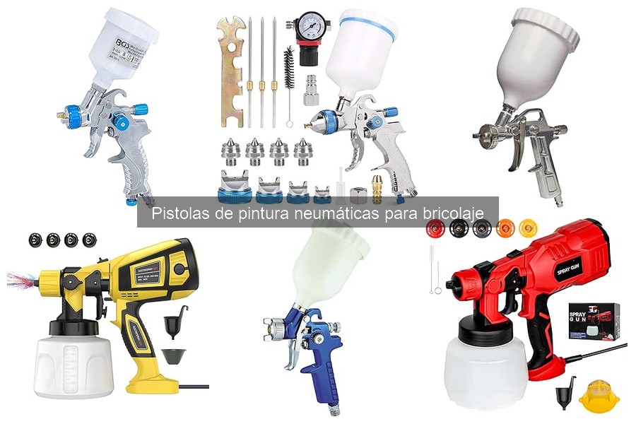 Problemas comunes con pistolas de pintura neumáticas y soluciones