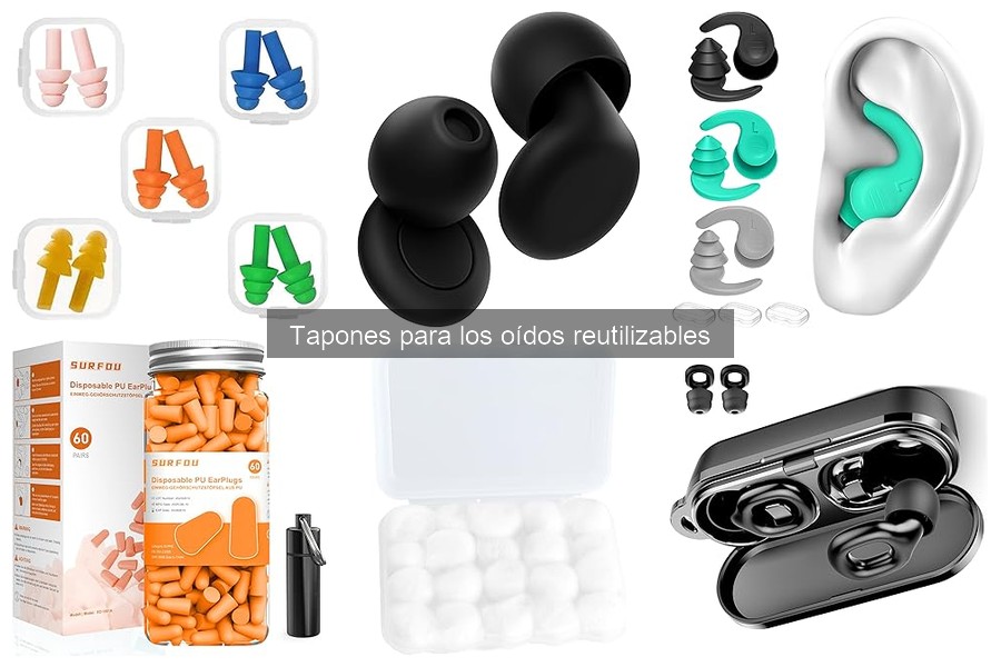 Problemas comunes con tapones para los oídos reutilizables