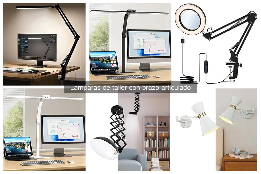 Problemas comunes de lámparas de taller con brazo articulado