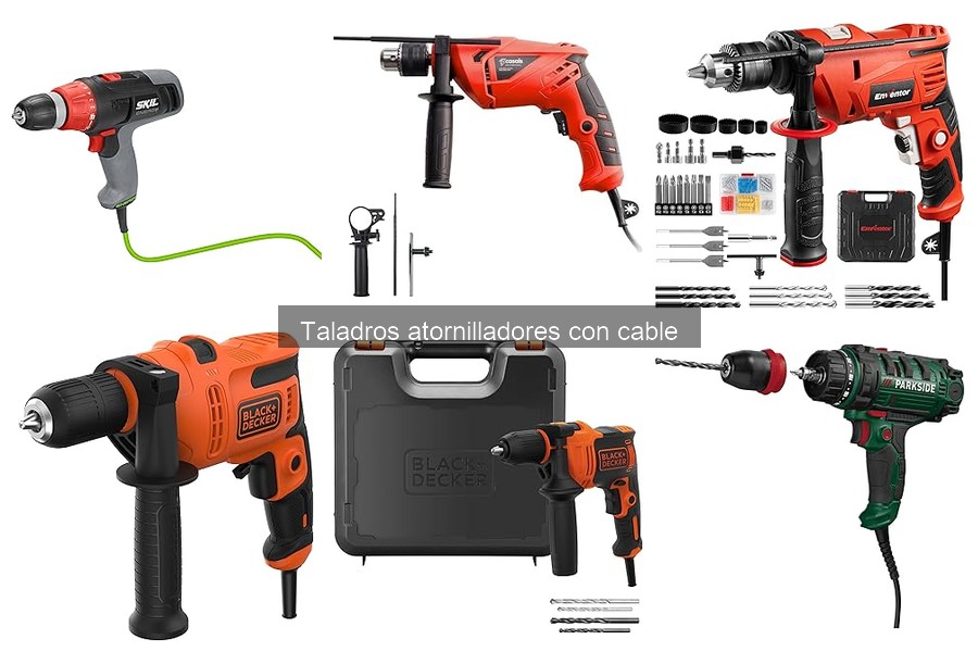 Problemas comunes en taladros atornilladores con cable y soluciones