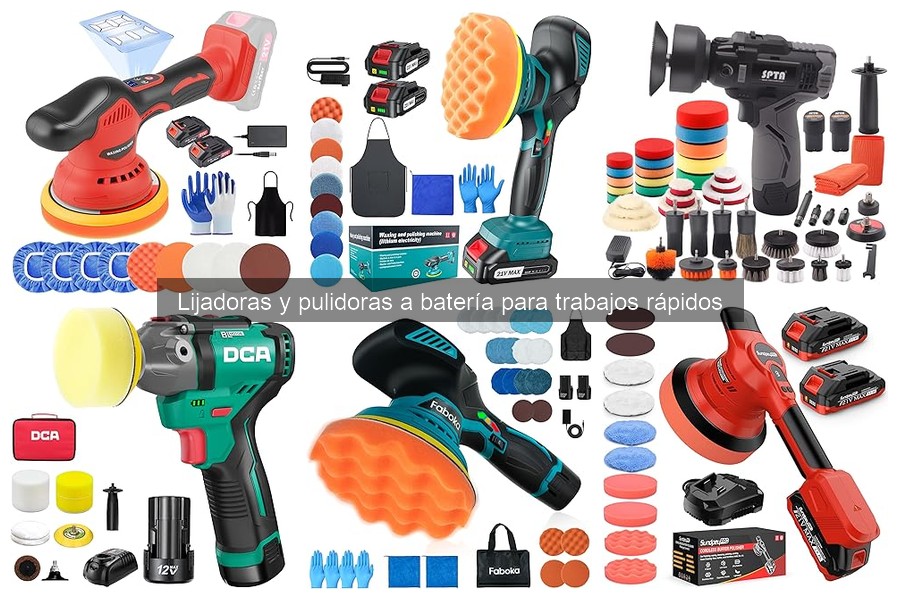 Problemas y soluciones comunes en lijadoras y pulidoras a batería