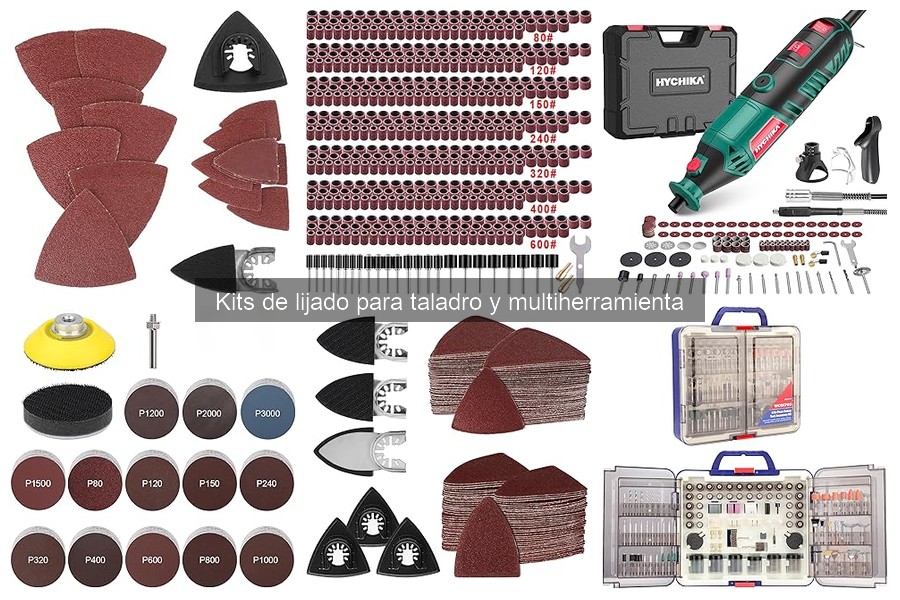 Proyectos Caseros con Kits de Lijado para Taladro