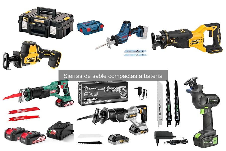 Proyectos ideales para sierras de sable a batería