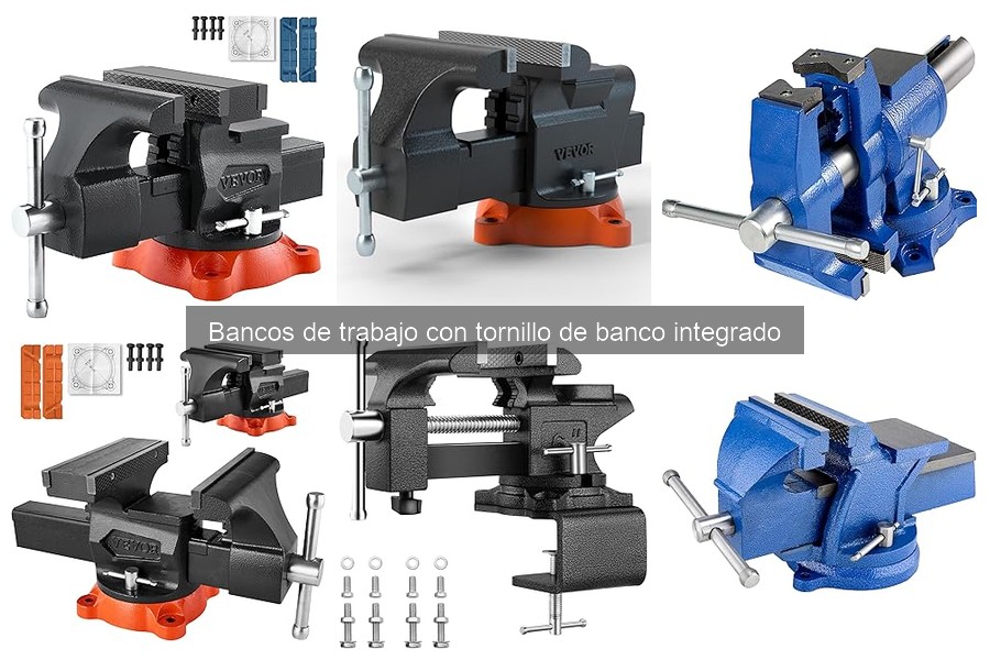 ¿Qué es un banco de trabajo con tornillo de banco integrado?
