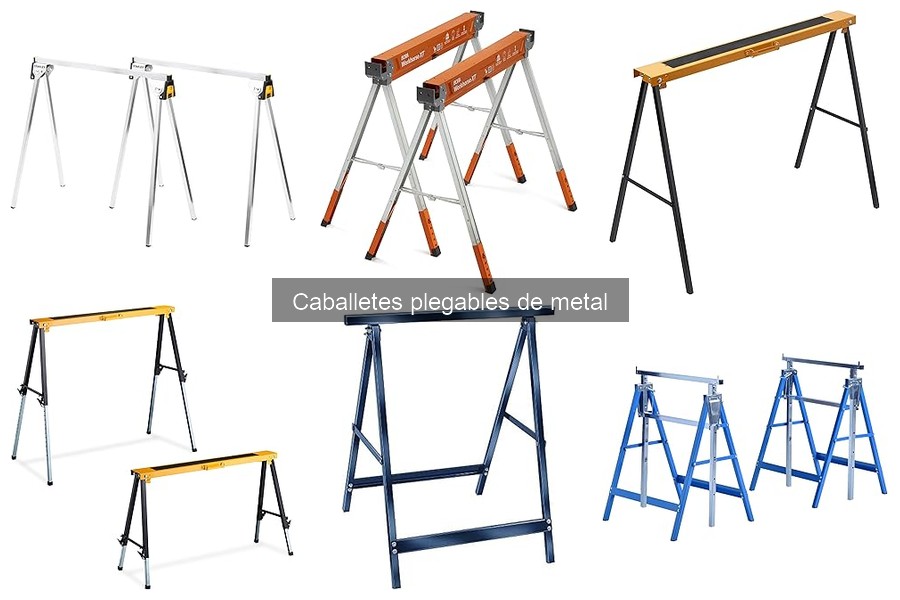 ¿Qué es un caballete plegable de metal? Características y Usos