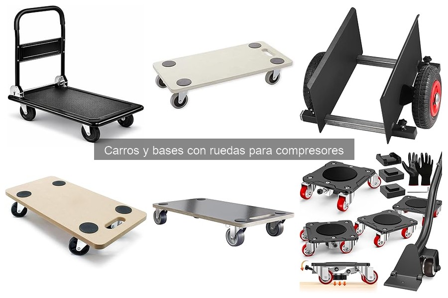 Qué es un carro con ruedas para compresores y su utilidad