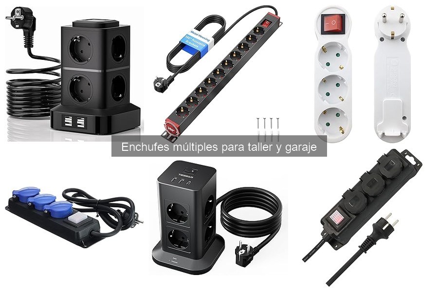 ¿Qué es un enchufe múltiple? Usos en taller y garaje