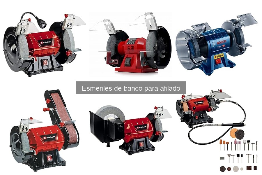 ¿Qué es un esmeril de banco y cómo funciona?
