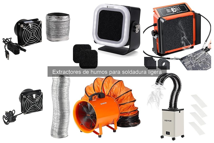 ¿Qué es un extractor de humos para soldadura ligera?