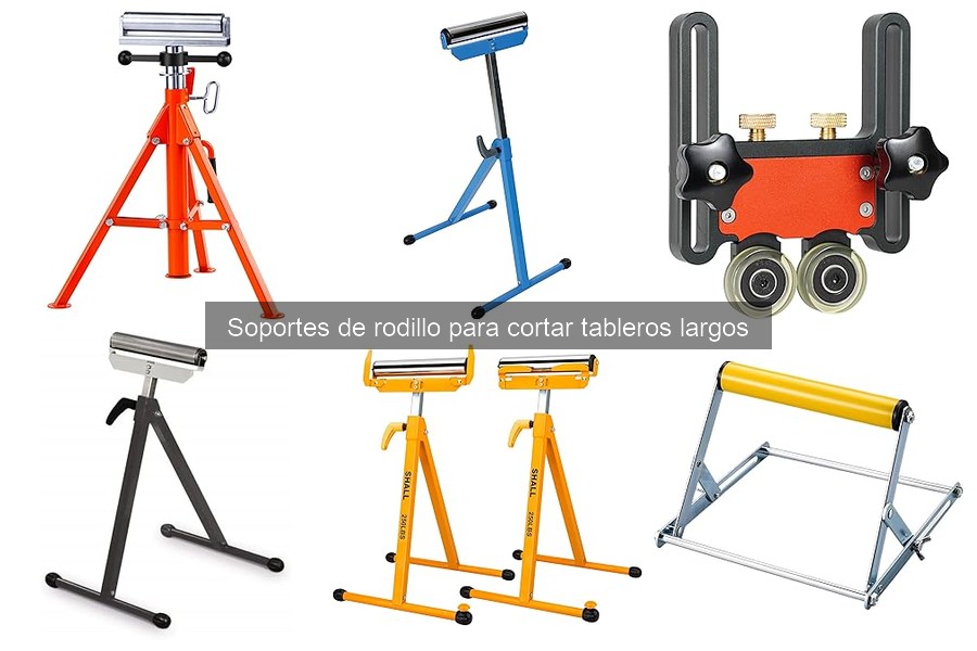 ¿Qué es un soporte de rodillo para cortar tableros largos?