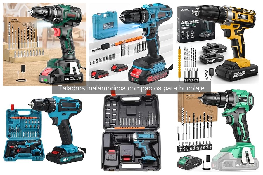 ¿Qué es un taladro inalámbrico compacto? Características y usos