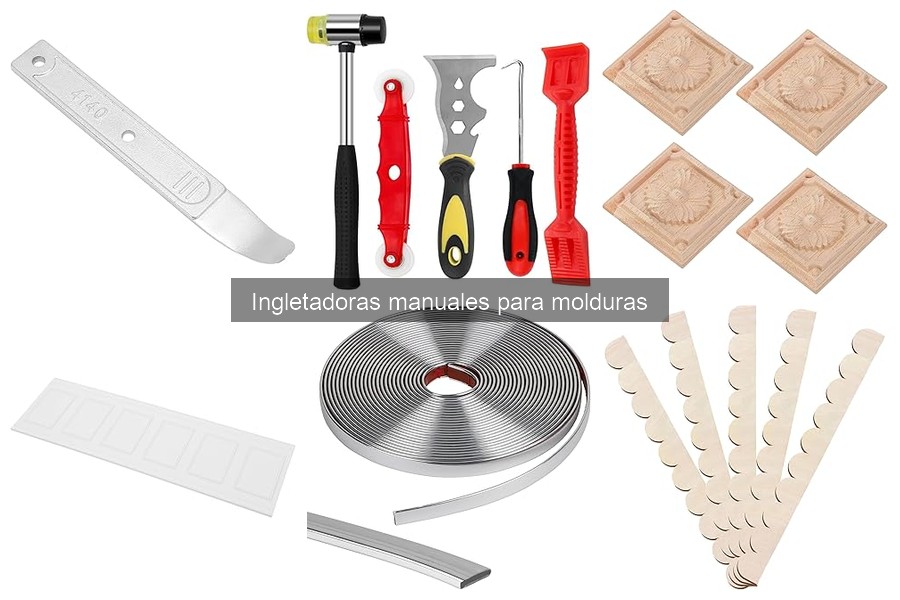 ¿Qué es una ingletadora manual para molduras?