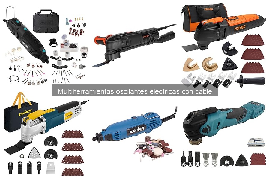 ¿Qué es una multiherramienta oscilante eléctrica con cable?