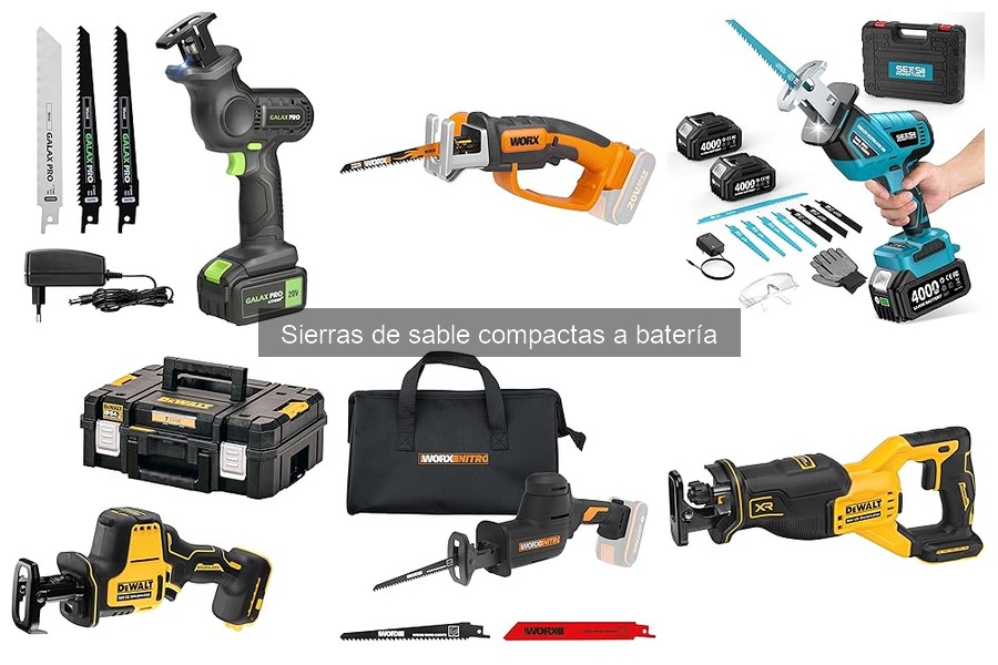 ¿Qué es una sierra de sable compacta a batería?