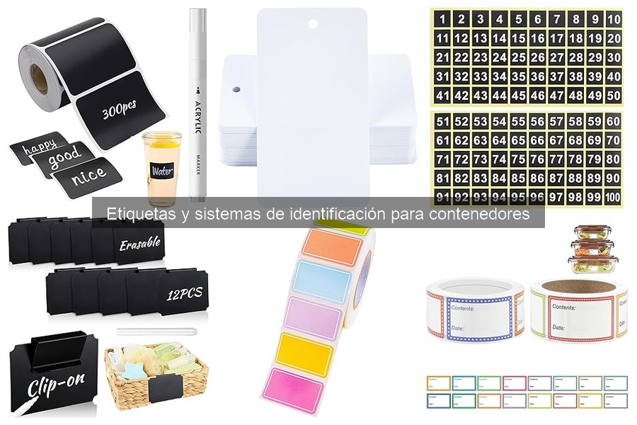 ¿Qué son las etiquetas para contenedores? Descúbrelas aquí