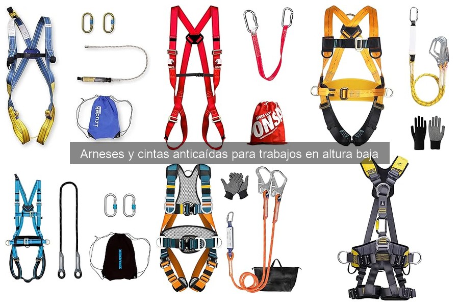 ¿Qué son los arneses y cintas anticaídas para trabajos en altura?
