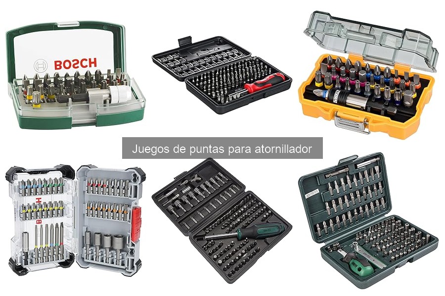 Qué son los juegos de puntas para atornillador: guía completa