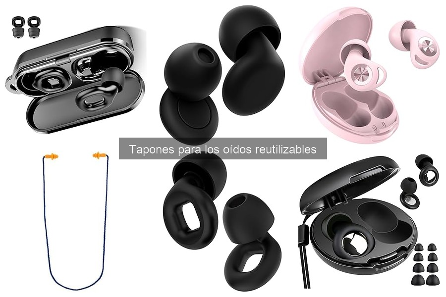 ¿Qué son los tapones para los oídos reutilizables?