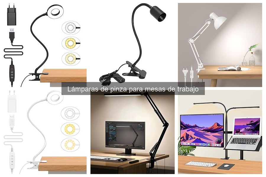 Reseñas de Lámparas de Pinza para Mesas de Trabajo en Amazon