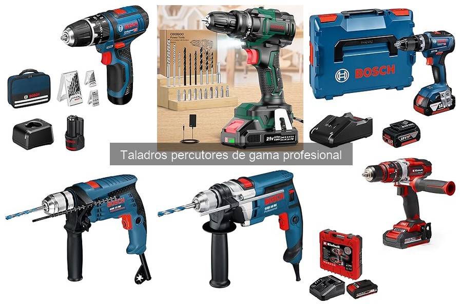 Taladros percutores recomendados para principiantes en bricolaje
