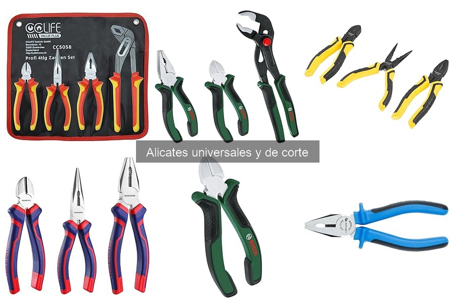 Tipos de Alicates Universales y de Corte: Guía Completa