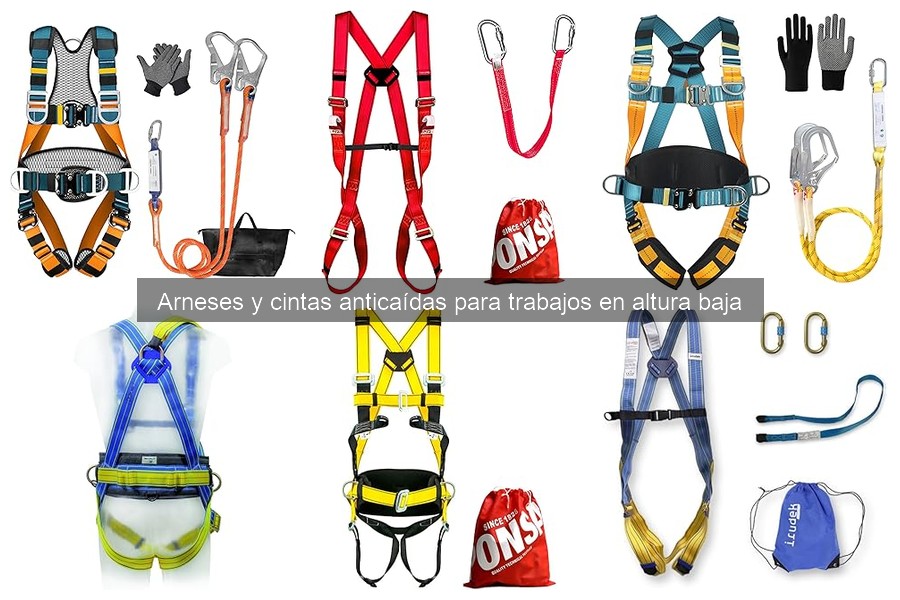 Tipos de arneses y cintas anticaídas para trabajos en altura