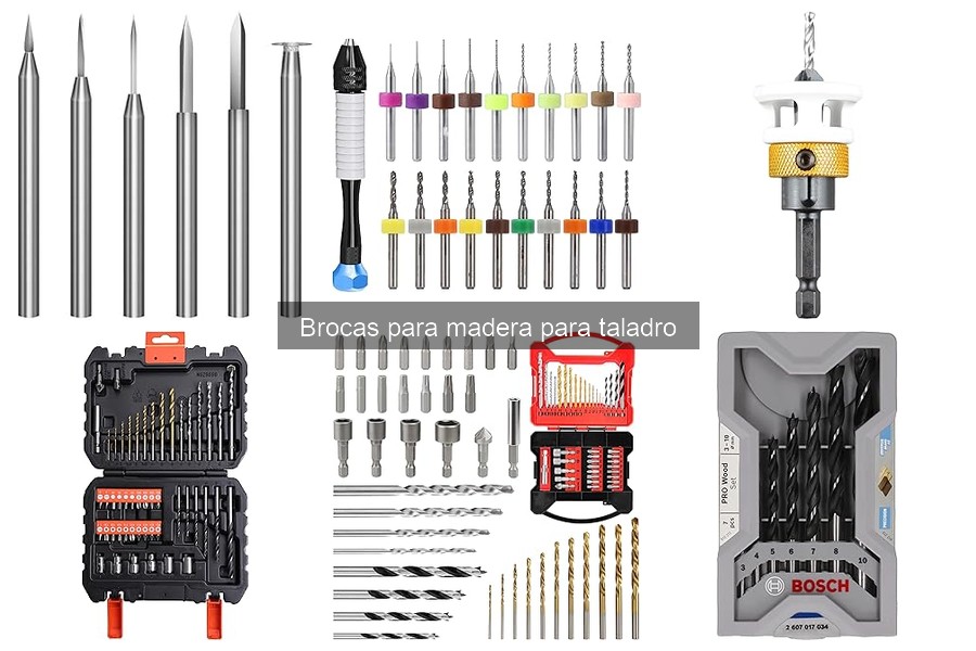 Tipos de brocas para madera y sus usos específicos