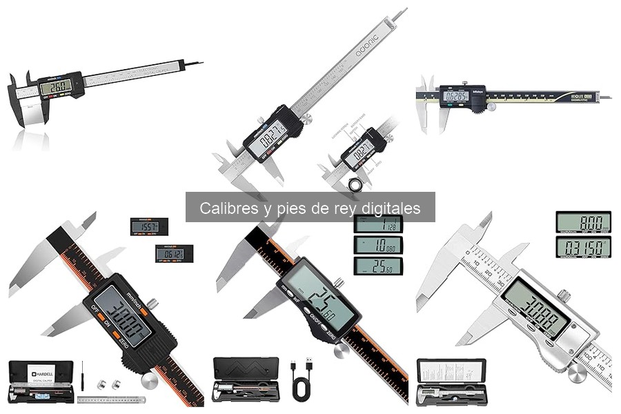Tipos de calibres digitales y sus aplicaciones en bricolaje