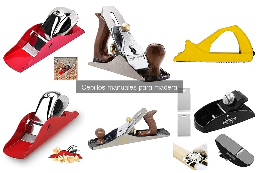 Tipos de cepillos manuales para madera y sus usos