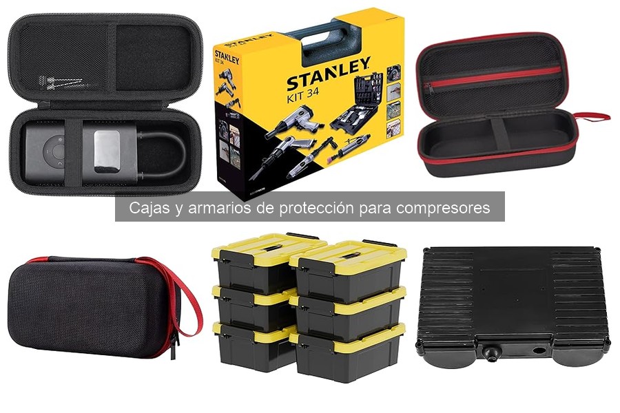 Tipos de cierre para cajas de protección de compresores