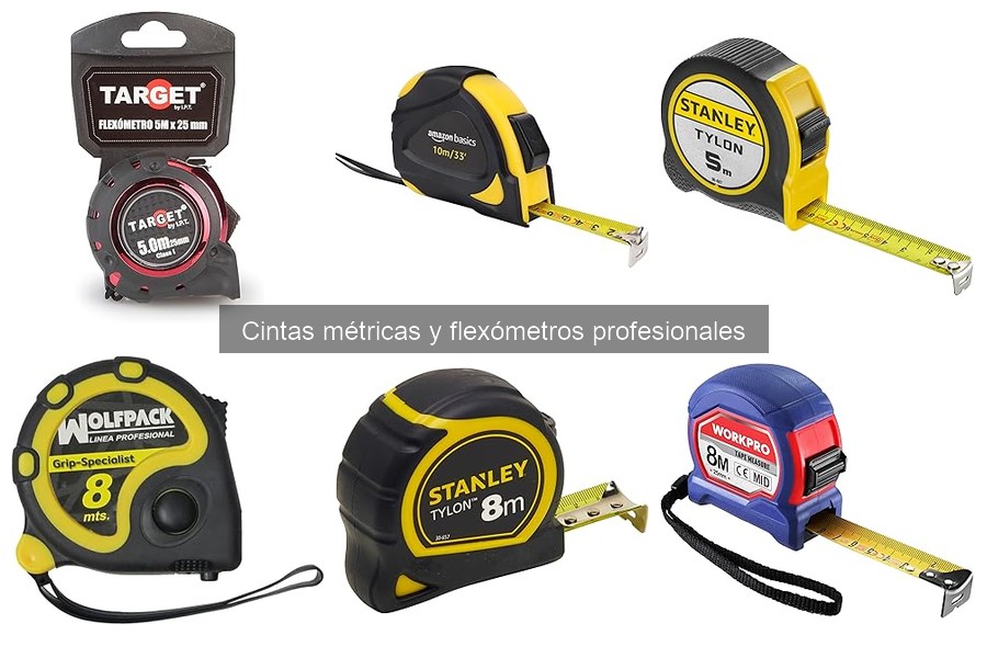 Tipos de cintas métricas y sus características esenciales